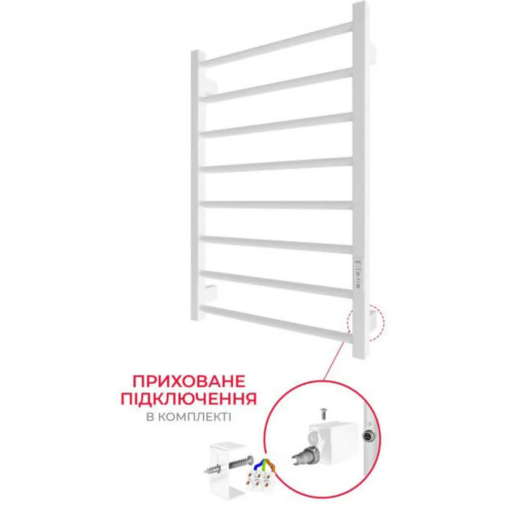 Електрична рушникосушка Hygge Family HF Leeds 770x530 білий- Фото 3